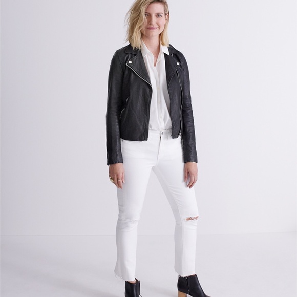 Madewell Denim - NWT Madewell Cali Demi-Boot in Pure White